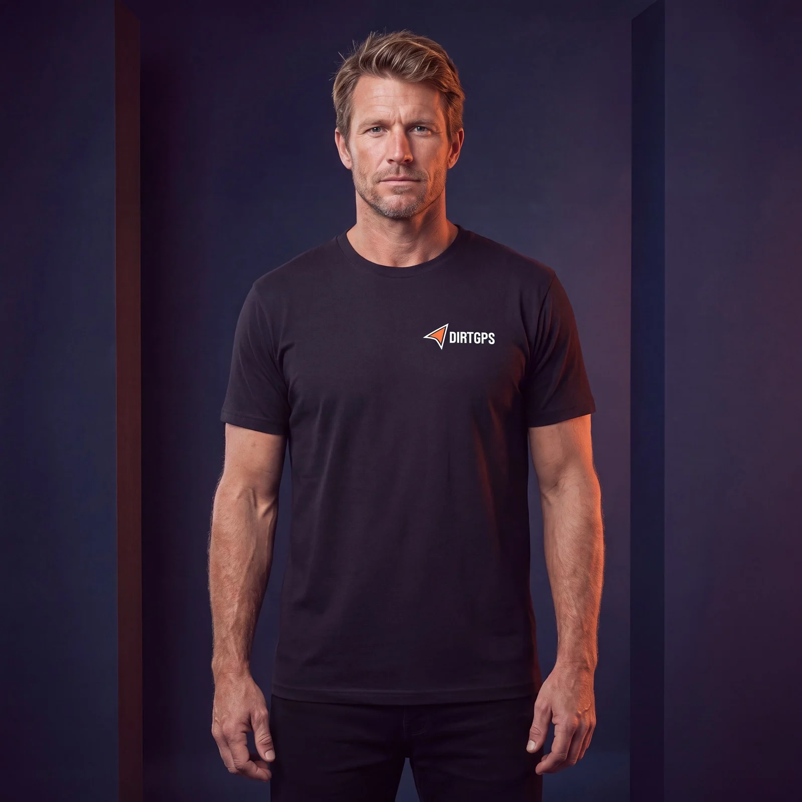 DirtGPS Classic Tee — front view