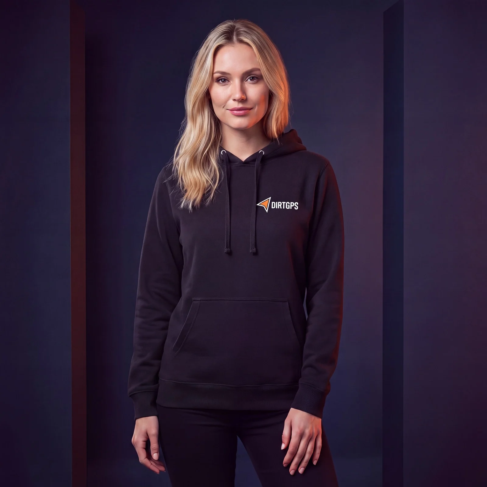 DirtGPS Hoodie — front view